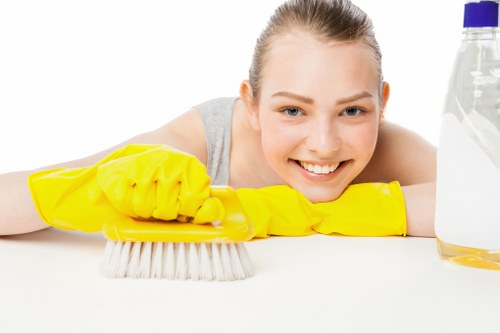 Local commercial cleaners servicing a shared building in W1G
