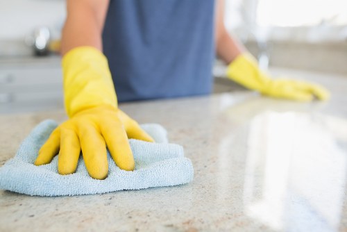 Professional cleaning visit for a W1G office with desks and shared spaces refreshed